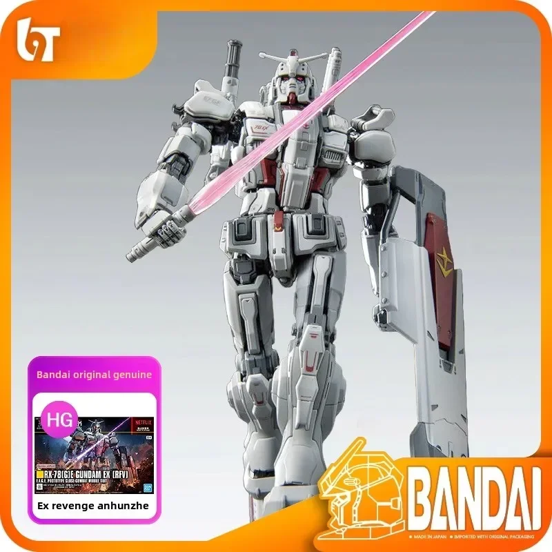 

Bandai Original HG RX-78[G]E GUNDAM EX [RFV] 1/144 Anime Action Figure Collectible Assembly Model Toys Ornaments Gift Children