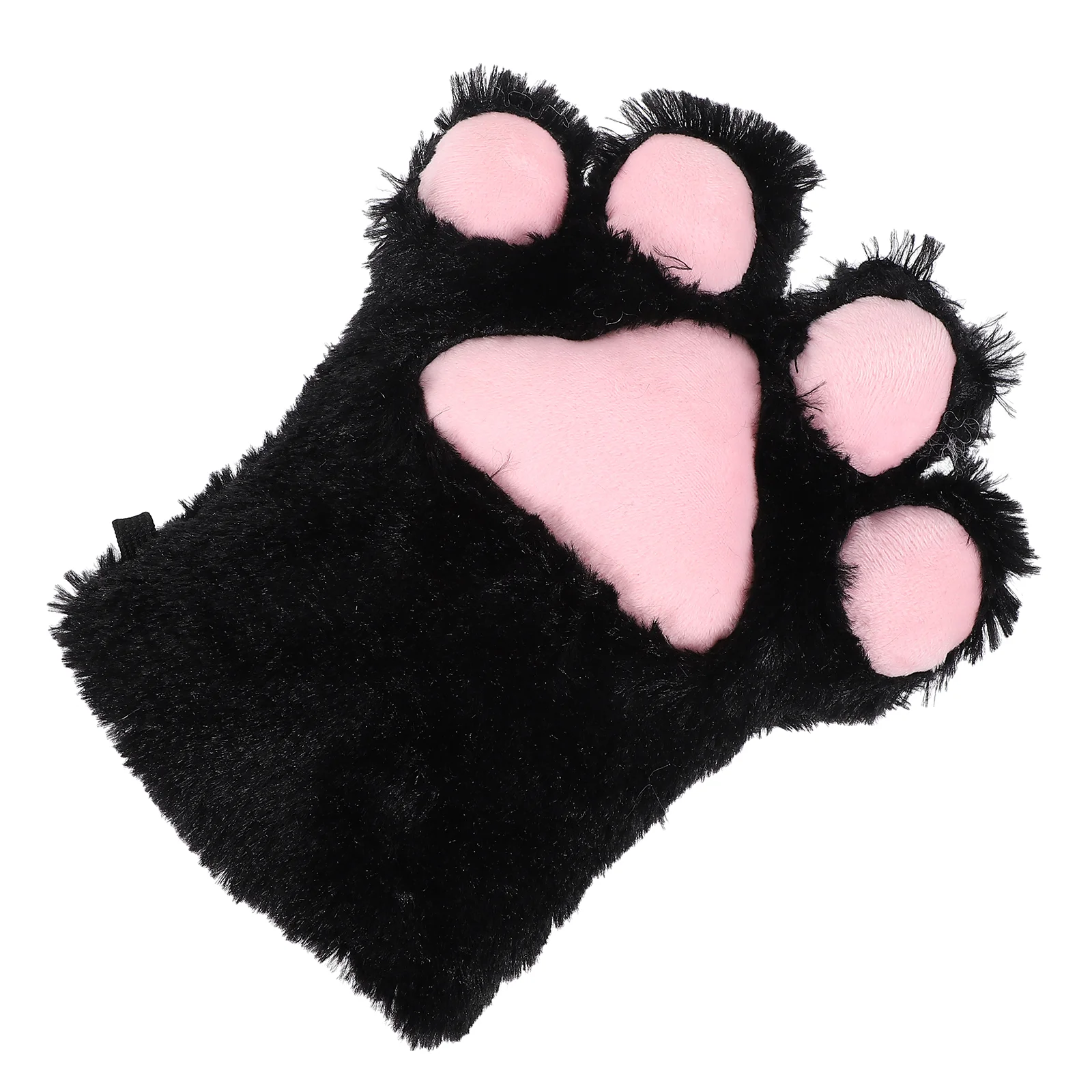 Cat Paw Mittens Black Paws Girl Clothing Fursuit Paws Winter Glove Cat\'s Claw Gloves White Claw Animal Cosplay Gloves