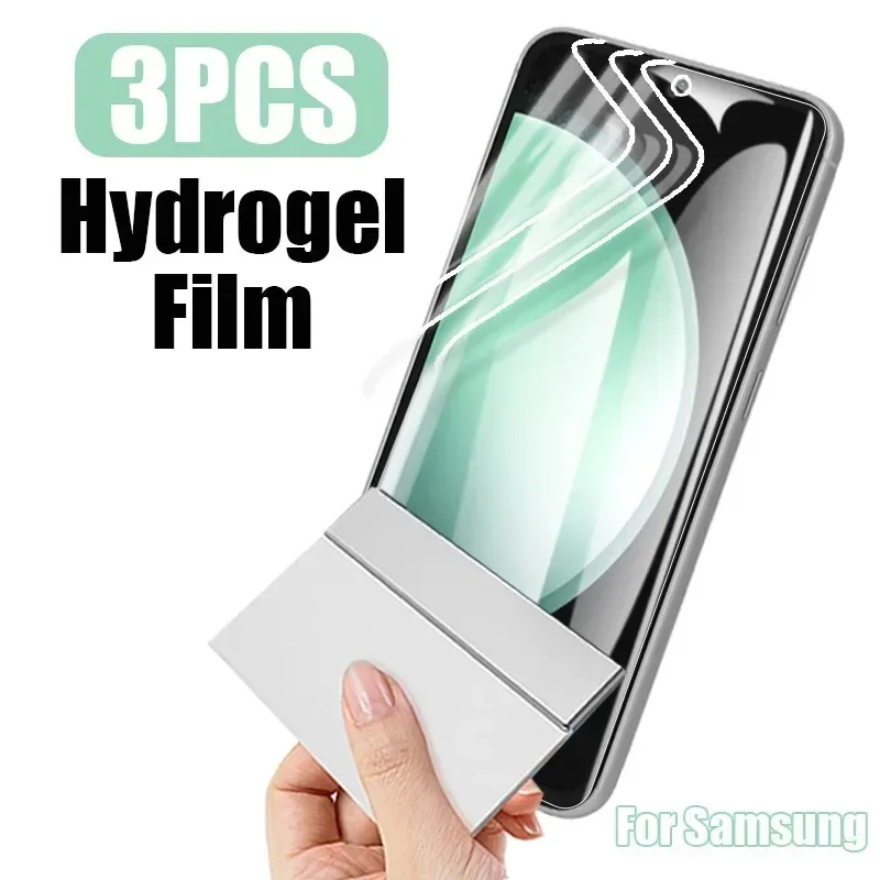 3PCS Hydrogel Film For Samsung A35 A55 A15 A25 A52 A14 A54 A34 A53 A33 A13 A32 A52S 5G S24 S23 S22 S21S20 Ultra Screen Protector