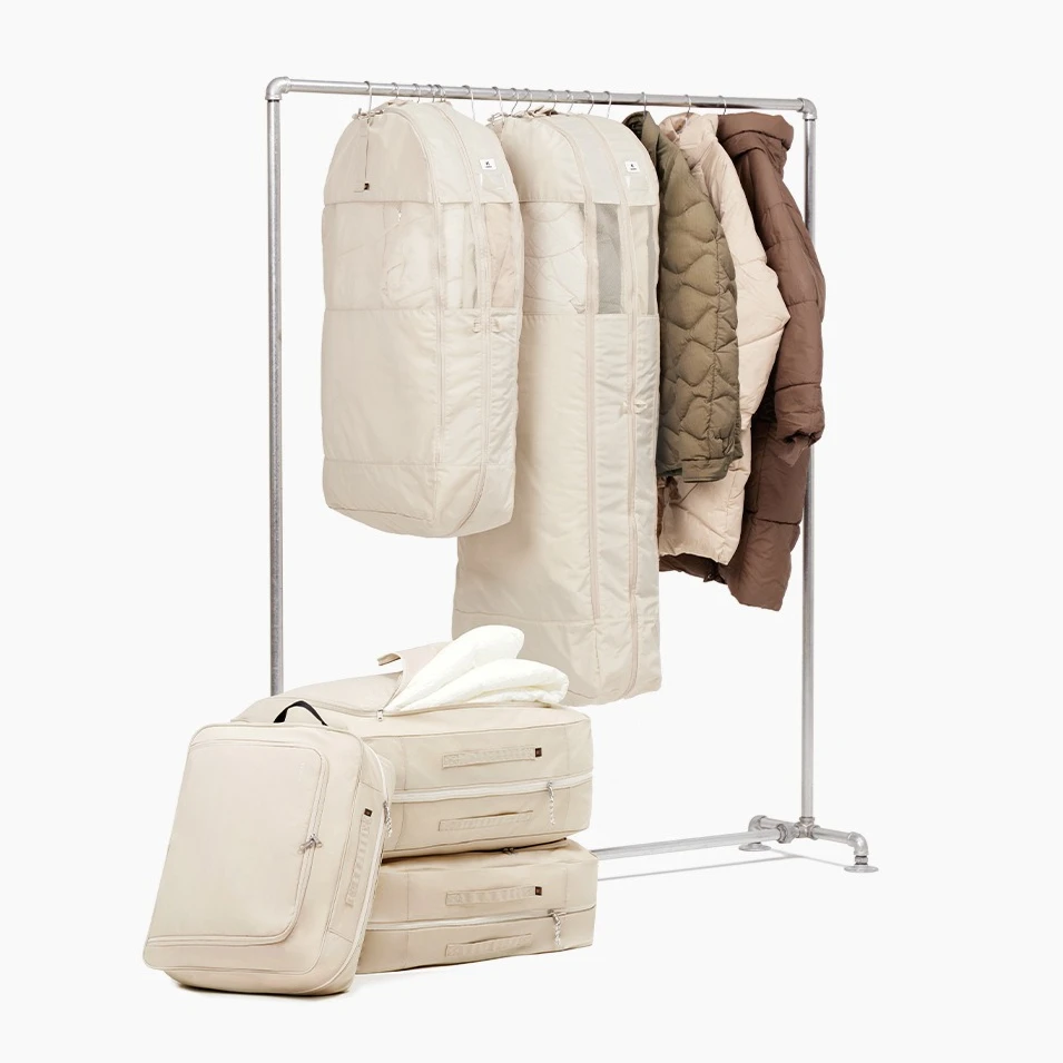 Clothes Dust Cover Hanging Garment Bag Down Jacket Coat Dustproof Storage Bag Household Wardrobe Organizer - view 5