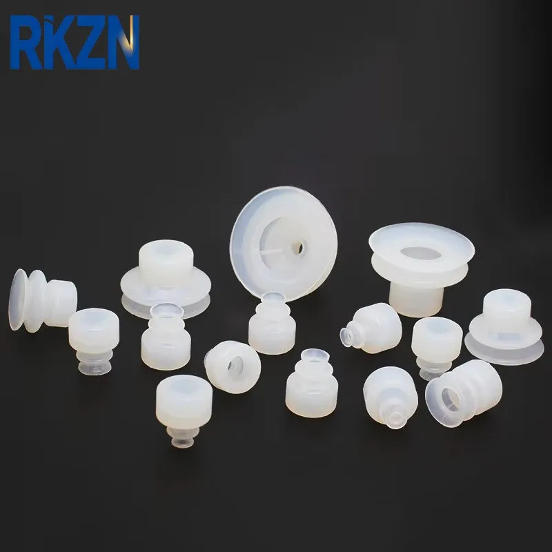 10 PCS DP Series Pneumatic Vacuum Suction Cup 6‑60mm Double‑Bellows Silicone Suction Cup For Robot Arm Manipulator