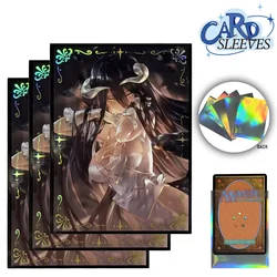 Overlord Anime Card Sleeves, Cartão Holográfico Piscando Mangas, MTG, PKM, Natal, Presente de Aniversário, 67x92mm, 60pcs