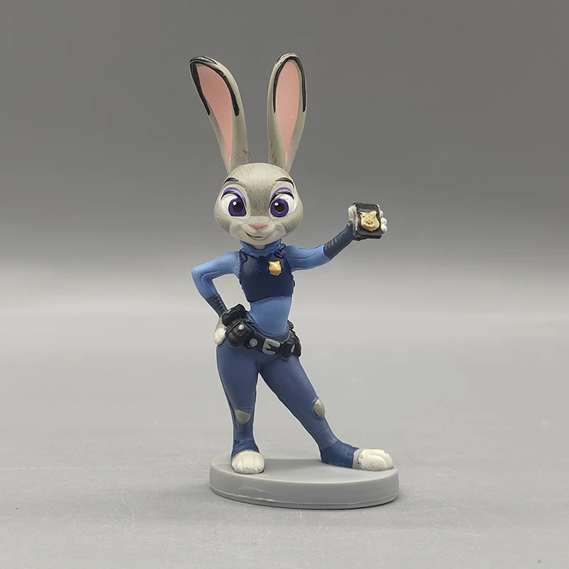 2025 nova disneyzootopia judy hopps anime brinquedo crianças ornamento de mesa presente oferta especial zootopia desktopmodelpresente de feriado de aniversário