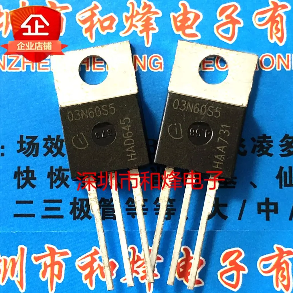 5PCS-10PCS 03N60S5 SPP03N60S5  TO-220 600V 3.2A On Stock  New And Origjnal