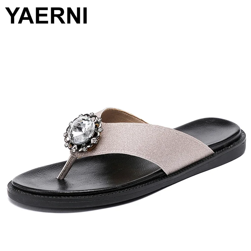 

YAERNI summer flip flops fashion beach shoes woman non-slip sandals women slippers shoe