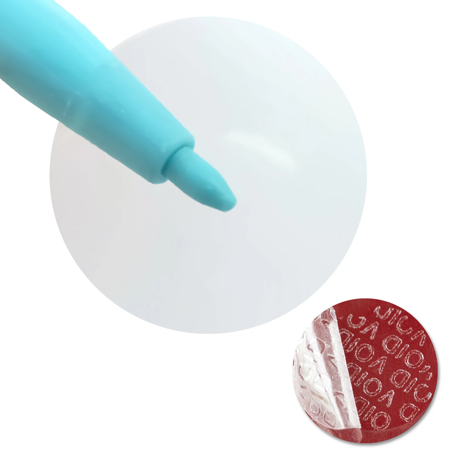 Clear Tamper Evident Stickers, Package Seals, Transparent, Round Warranty Void Labels, Security Stickers for Envelope, Box,2.5cm