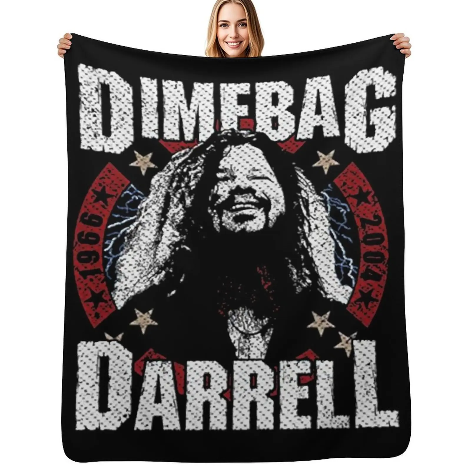 Dimebag Throw Blanket Thin Soft Blanket for Summer Night Sleeping