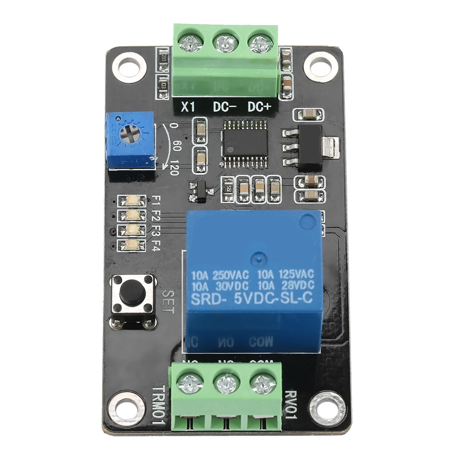 Delay Timer Relay Self locking Delay On Off Time  Super 555 Timer  5V/12V/24V Delay Timer Relay Timer Relay