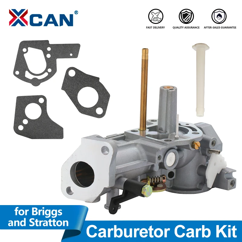 

XCAN Lawn Mower Carburetor Carb Kit for Briggs and Stratton 498298 495426 692784 495951 5HP Engines Brush Cutter Part