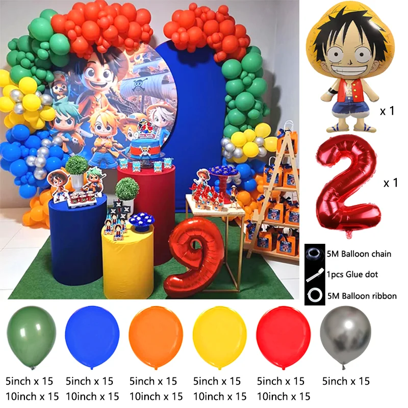 Cartoon One Piece Pirate Theme - đánh giá và giá Balloon Arch Kit