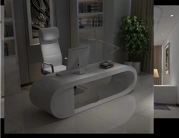 z.Простой креативный компьютерный стол, белая стойка регистрации, квартира, бар, настольный компьютерный стол, новая модель