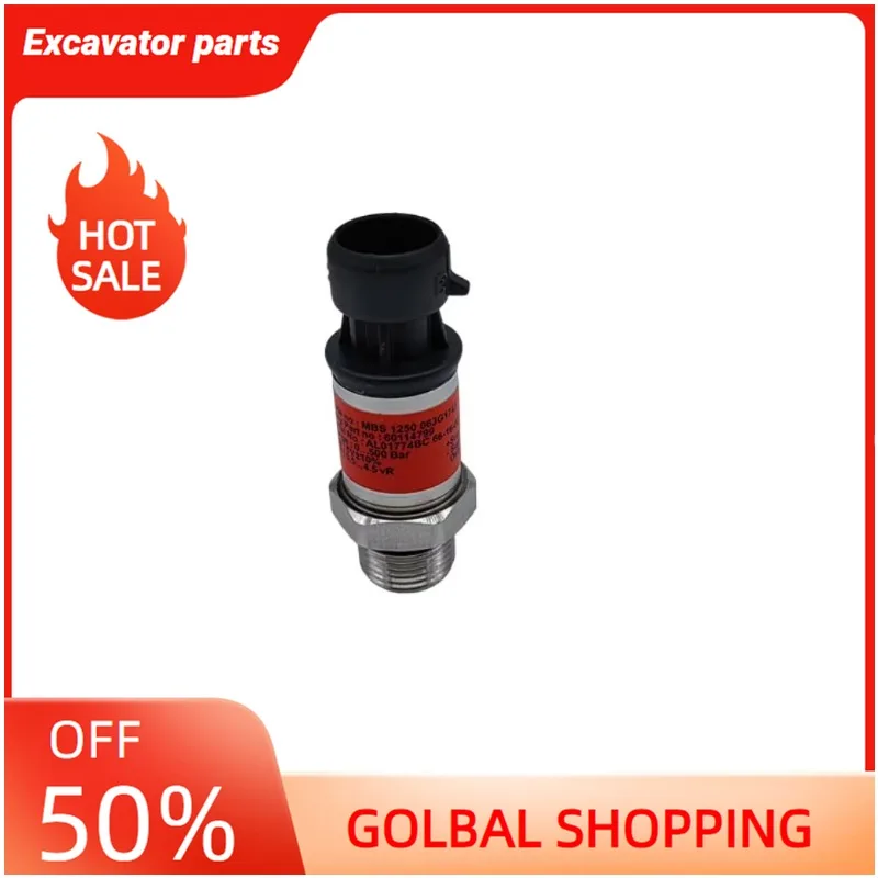 

Excavator Parts 60114799 High Pressure Switch For SY235 SY135 SY215 SY365 Machinery Parts (MBS1250/60114799)