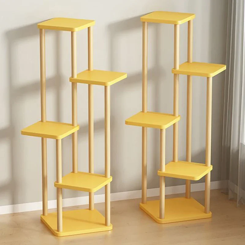 

Flower Shelf Balcony Plant Shelves Stepped Living Room Wood Fold Plant Shelves Creative Garden Furniture Pflanzenregal