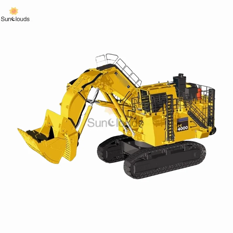 NZG For Komatsu PC4000 shovel mining excavator alloy toy engineering vehicle Model 933 1:50 scale Die Cast Model Toy Car