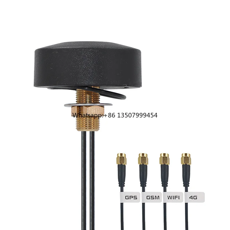 

Waterproof Omni Directional Screw Mount Cabinet Mimo Outdoor 2 in 1 Combo GPS+ LORA 2.4G 3G LTE 4G 5G Combination Antenna