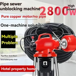 Professional Sewage Pipe Dredging Tool Universal Special Tool for Electric Toilet Blockage Snake Drain Auger Cleaning Machine