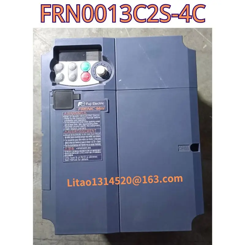 Used original frequency converter FRN0013C2S-4C 5.5KW 380V functional test OK