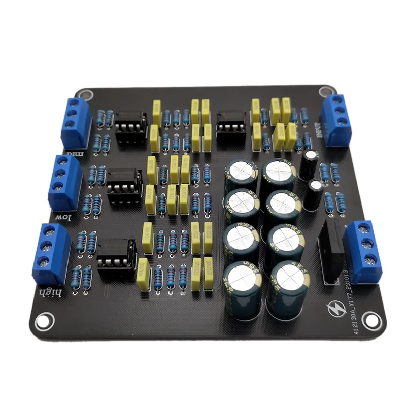 NE5532 Speaker Crossover Filter Dual-Channel 2.0 Stereo High/Mid/Bass 3-Way DIY Speaker Amplifier Divider