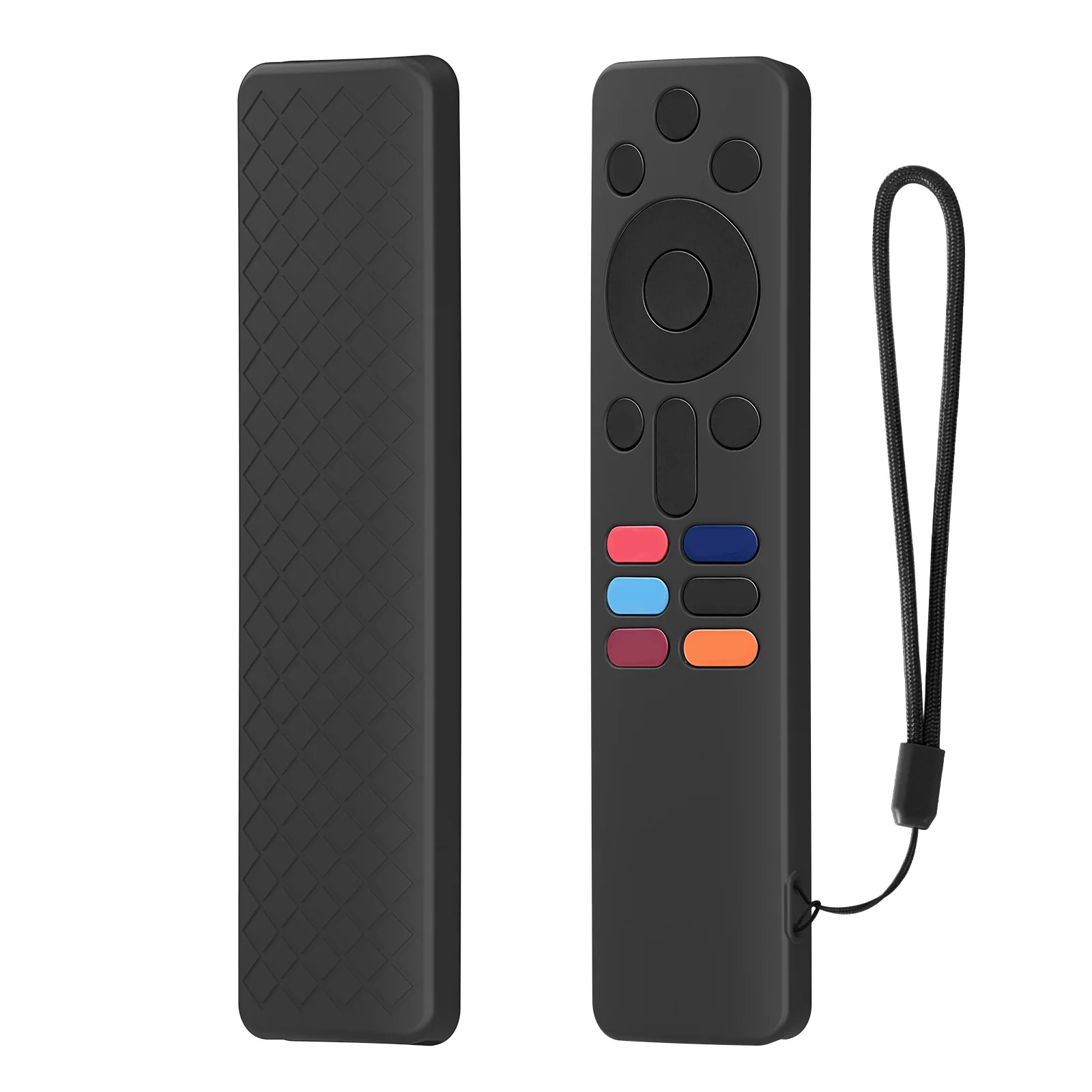 Protective Cover for XIAOMI XMRM-N5 Remote Control Accessories Soft Silicone Case Cover with Lanyard Anti-Drop Waterproof