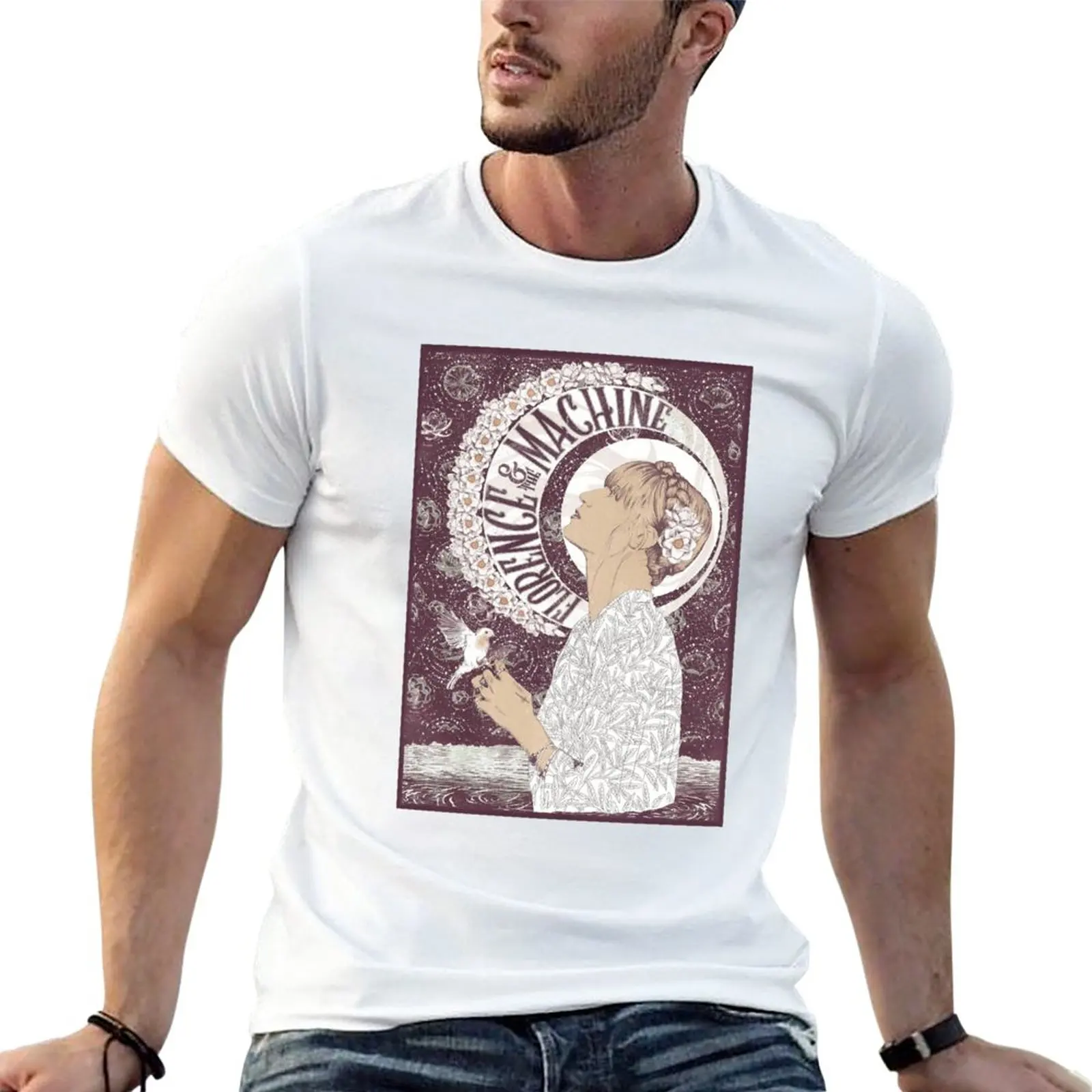 

New Florence and The Machine Vintage T-Shirt new edition t shirt black t shirt men clothing