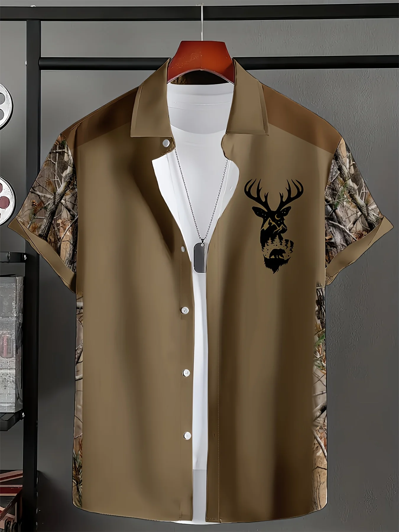 2026 Summer Men's Shirt - 3D Printed Pattern - Breathable Lightweight Fashionable Casual Outdoor Men's Clothing