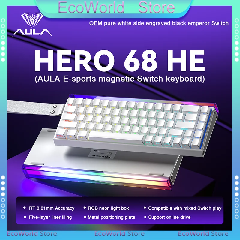 Review and Guide: The AULA HERO 68 HE Mechanical Gaming Keyboard for Competitive Play