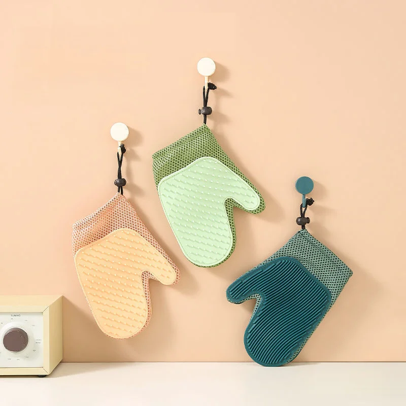 ถุงมือกรูมมิ่งสัตว์เลี้ยง แปรงทําความสะอาดแมวและสุนัข ทําความสะอาดขนสุนัข กําจัดขนแมว และอุปกรณ์เสริมความงาม ของใช้สัตว์เลี้ยง