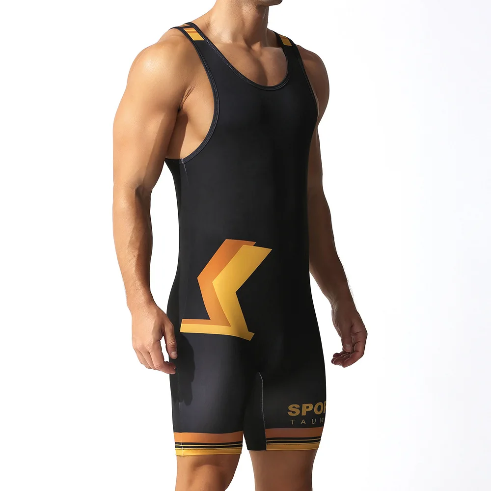 Faja Para Hombre Men's Fitness Shapewear Wrestling Vest Sharkskin Pants Swimming Suit Compression Shirt for Gym And Water Sports
