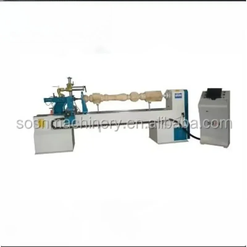 New Full Automatic CNC Wood Lathe High Precision Wood Turning Machine For Woodworking Furniture Processing