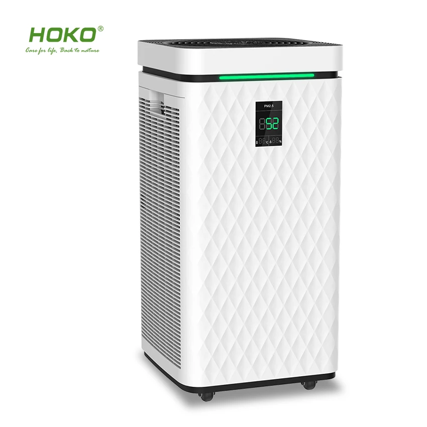 International Version dual-filtration room house 800 m3/h CADR air purifier with wifi