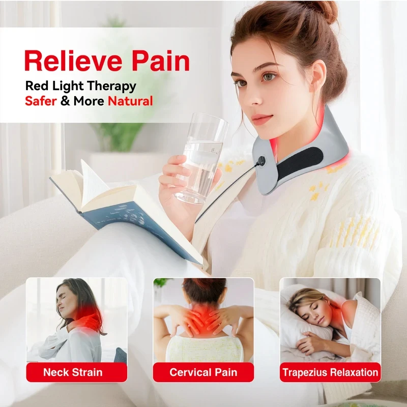 

Hello Face L1 Neck Care Beauty Device 850nm Near-Infrared Light Therapy Neck Massage for Neck Pain Shoulder Fatigue Relief