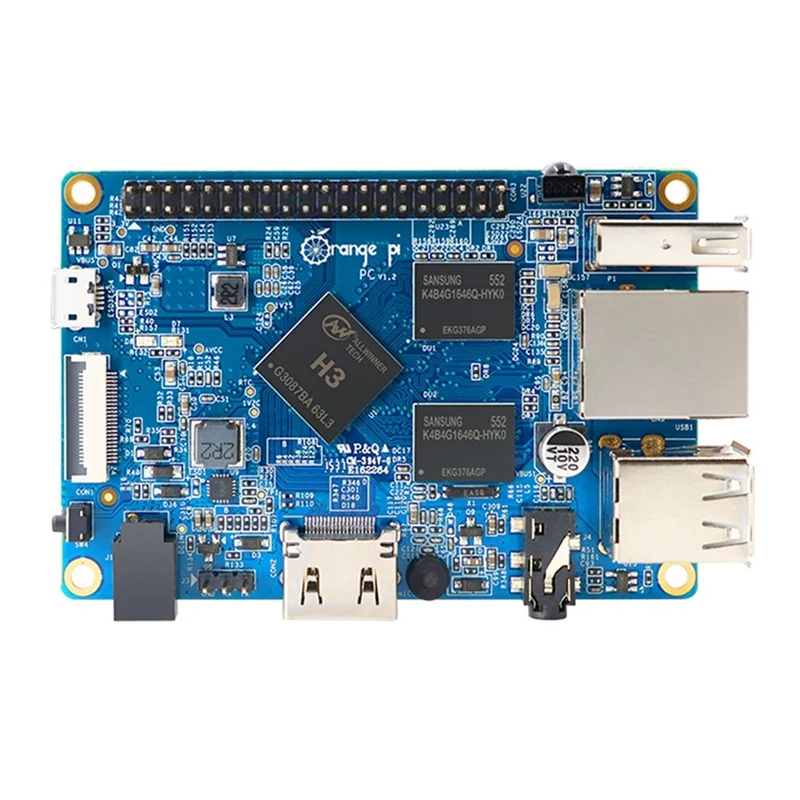 Hot-For Orange Pi PC Arm Development Board H3 1GB DDR3 4 Core 1.6G Open Source Run Android4.4 Ubuntu Debian