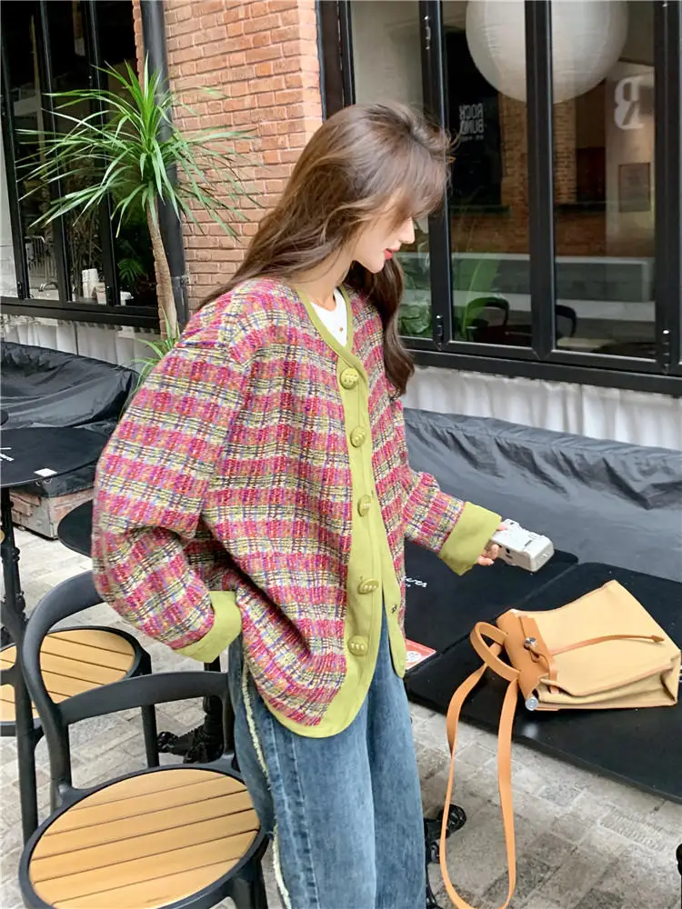 

Жакет из твида укороченный женский осенний на флисе в стиле преппи классический с классической планкой на пуговицах и молнии на всю длину, стильный