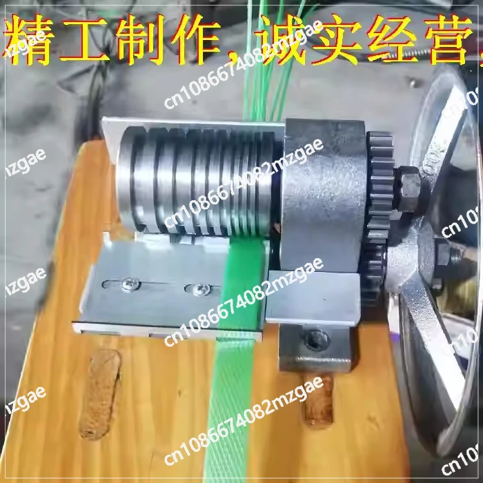 Manual Bamboo Strip Drawing Machine Thin Bamboo Strip Open Cutting Machine