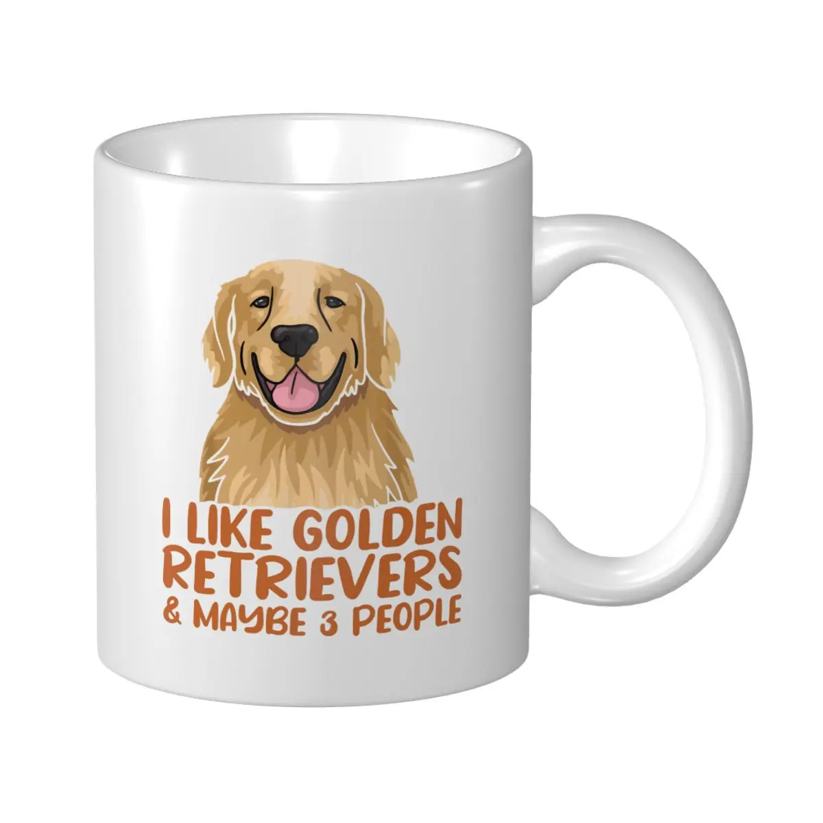 Mark Cup Mug I Like Retrieving Golden Retriever Dog Coffee Mugs Tea Milk Water Cup Travel Mugs For Office Home