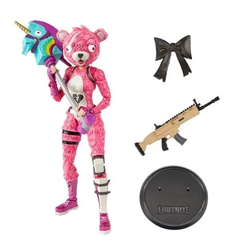 Новые аниме-фигурки Fortnite: Лидер команды Cuddle, подвижные фигурки с шарнирами, модель куклы, игрушка-подарок для декора