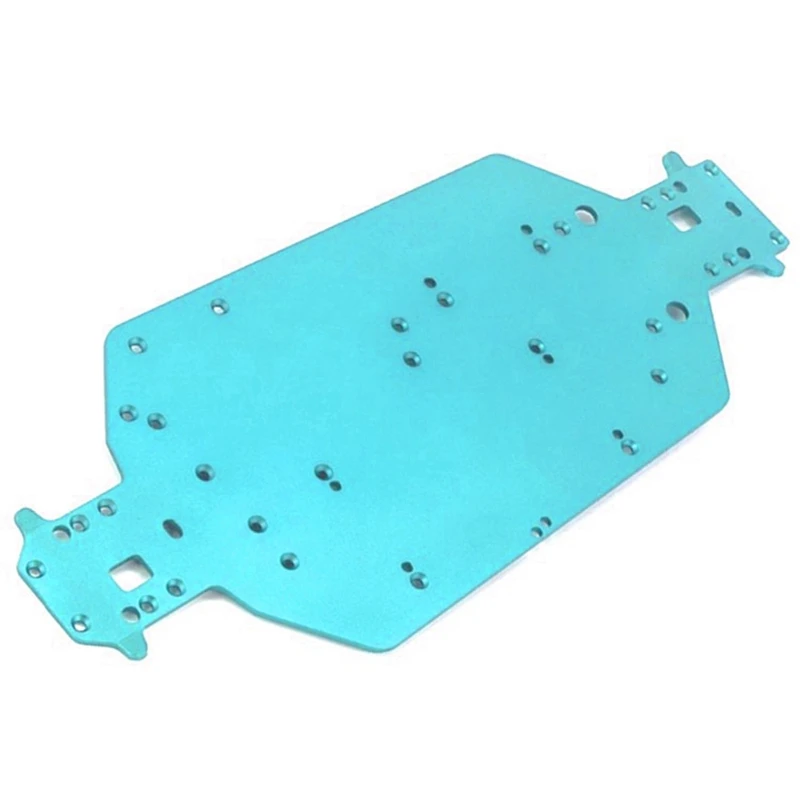 For HSP 1/10 Aluminum Alloy Base Plate 04001 Chassis 94111 Cart 94170 94107,Modified And Upgraded Accessories Purple