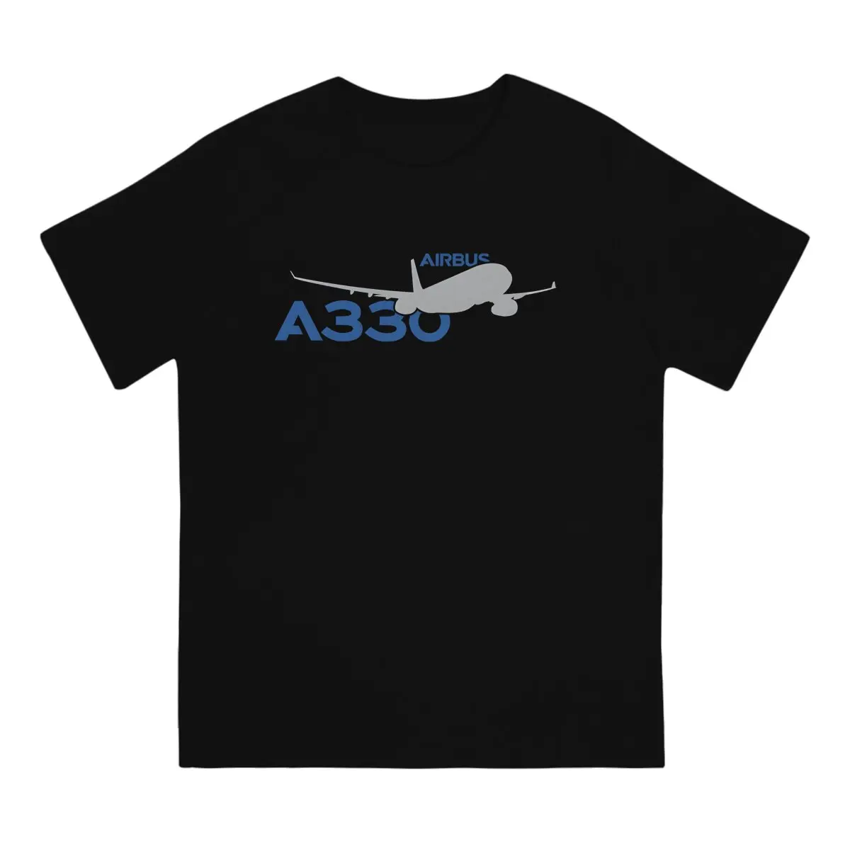 A330 Men's T Shirt Airbus Amazing Tee Shirt Short Sleeve Crewneck T-Shirt Pure Cotton Printing Tops