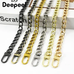 Deepeel 100/110/120cm Bag Chain Metal Hooks Bags Straps for Crossbody Shoulder Women's Purse Replacement Chains DIY Accessories