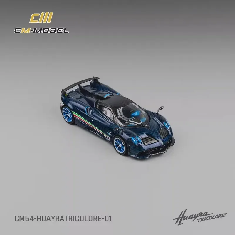 CM Model 1/64 Pagani Huayra Tricolor Legering Speelgoed Motorvoertuig Diecast Metaal Model Geschenken