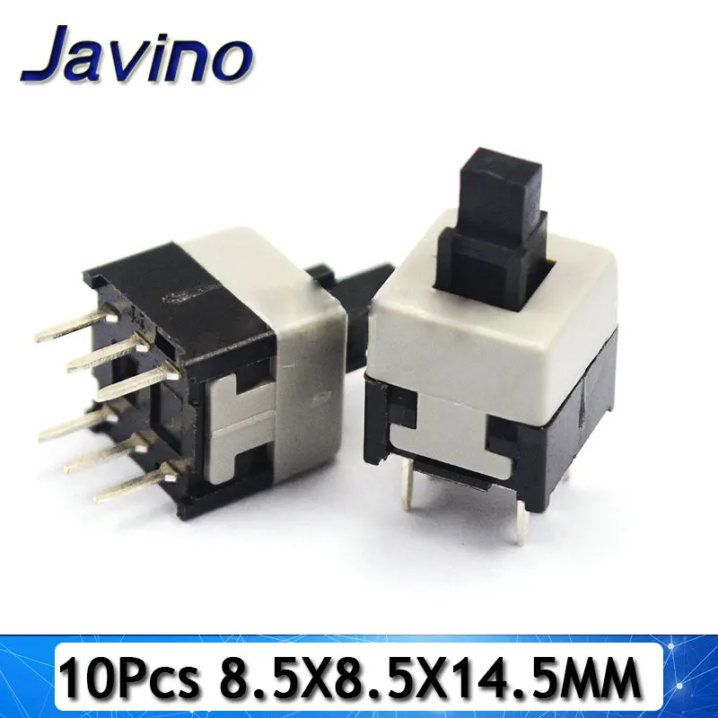 10PCS/LOT 5.8x5.8 7x7 8x8 8.5x8.5mm Self Locking / UNlock Push Tactile Power Micro Switch 6 Pin Button Switches