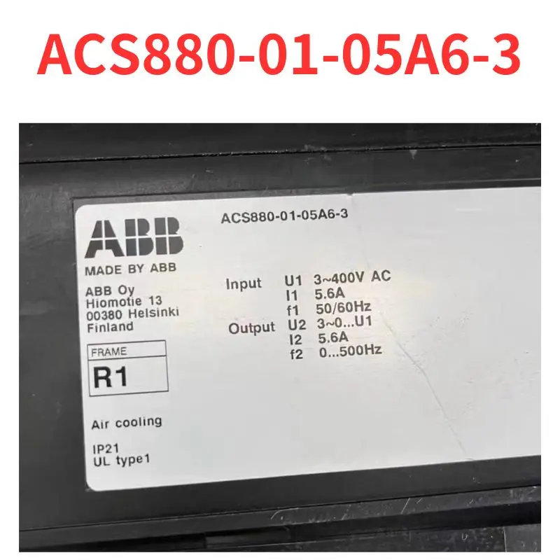 

Second-hand ACS880-01-05A6-3 inverter test OK Fast Shipping