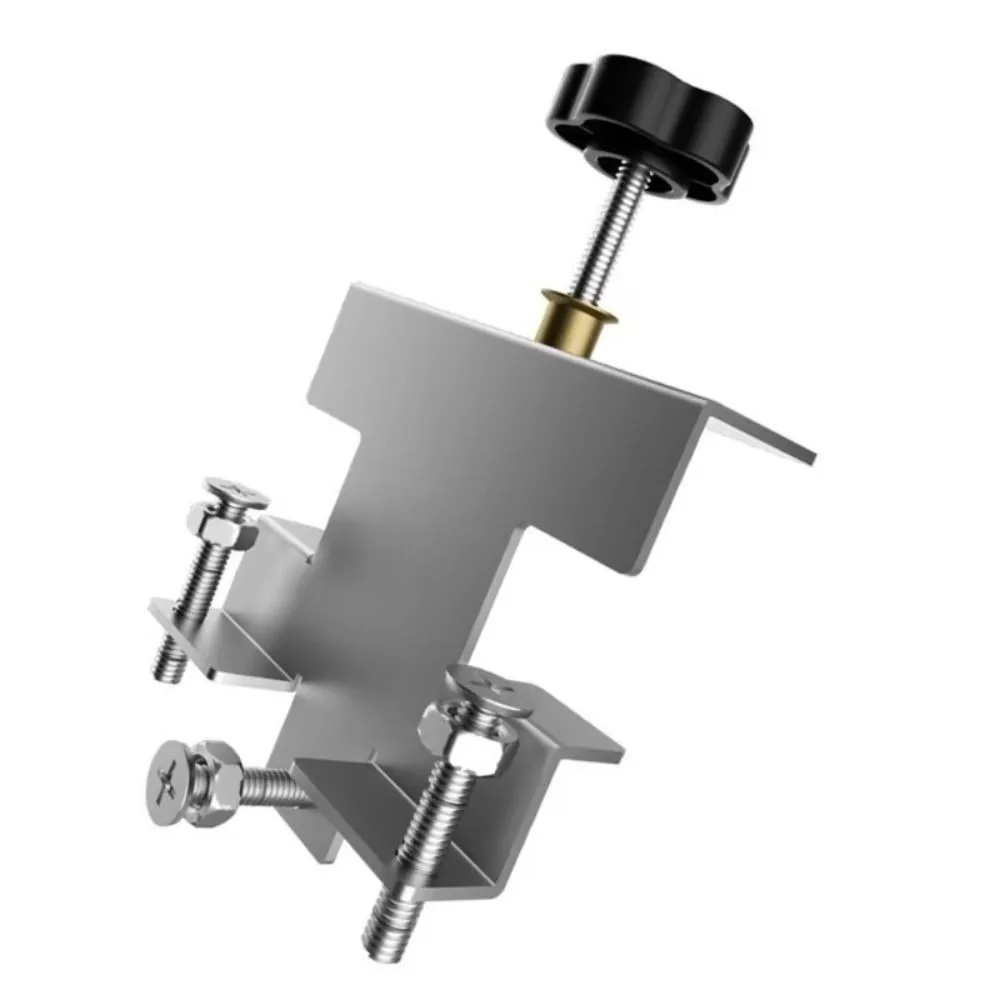 

Adjustable Cabinet Door Mounting Jig Aluminum Alloy Portable Cabinet Mount Locator Woodworking Fixture Anti Slip Pads