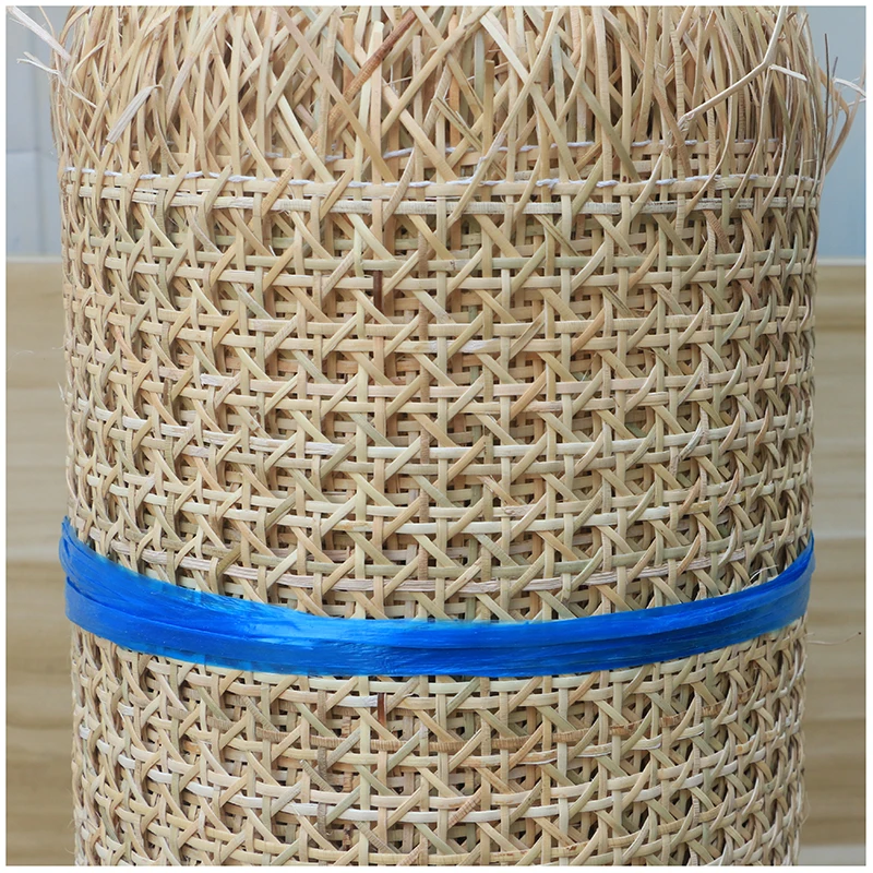 40CM/45CM/50CM X 1 Meter Natural Cane Webbing Sheet Real Rattan Webbing Roll Chair Table Ceiling Background Furniture Material