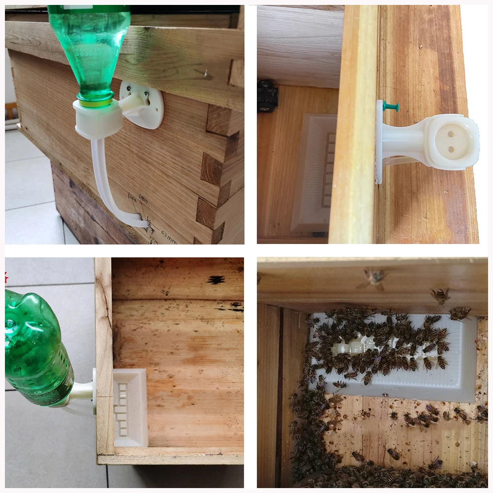 28mm Automatischer Bienenfütterer, Kein Auspacken Erforderlich, Outdoor-Bienenstock Automatische Zuckerfütterung, Anti-Bienen-Flucht, Imkerei-Fütterung 4 Stück/10 Stück – Detail 4