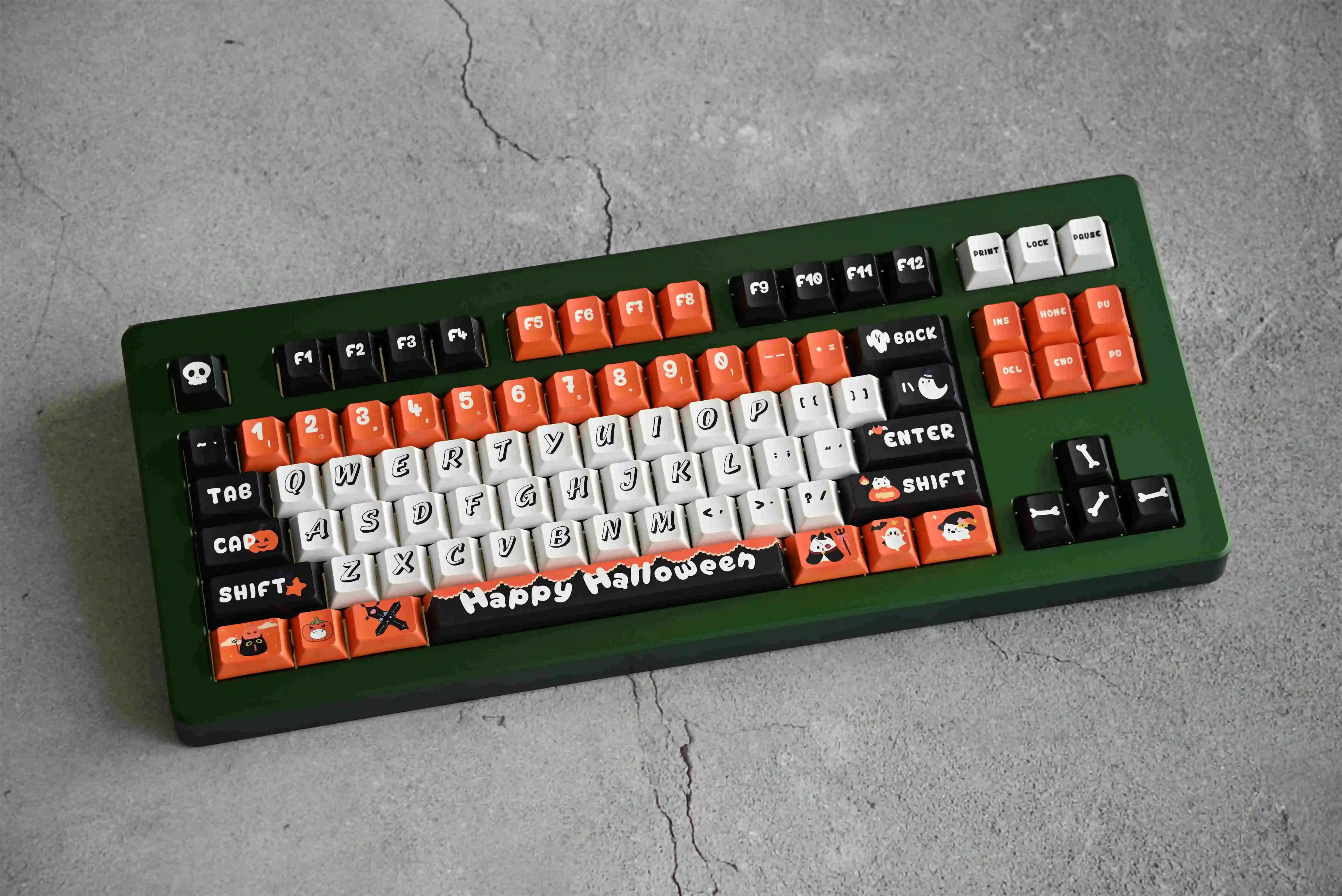 

Original Keycaps Halloween - Trick or Treat Party 143 Keys Original Factory Height Full Five-Sided PBT Mechanical Keyboard Keyca