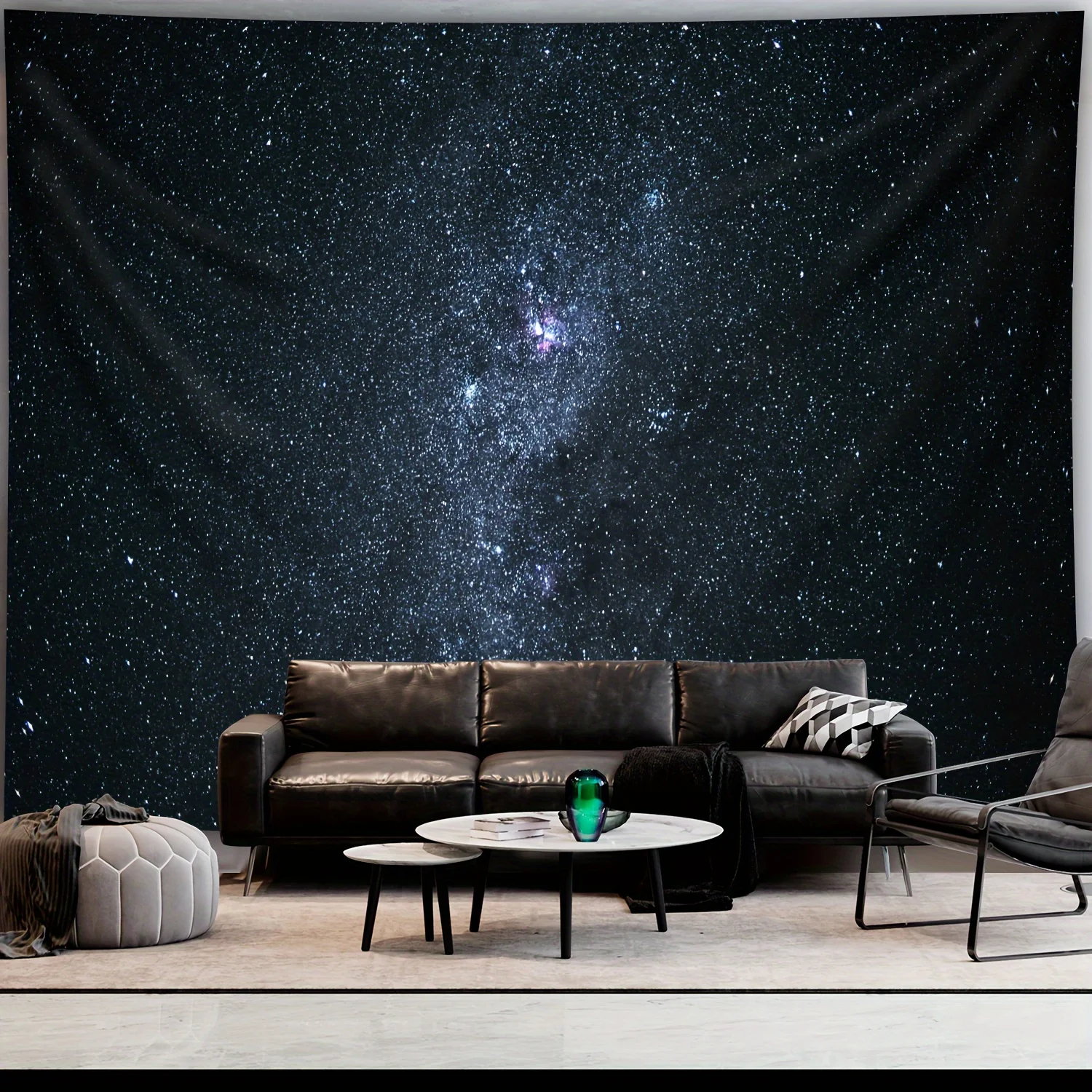 VIKAMA Sternenhimmel Wandteppich Cosmic Galaxy Wohnzimmer Sofa Hintergrund Schlafzimmer Kopfteil Raumdekoration Heimtextilien