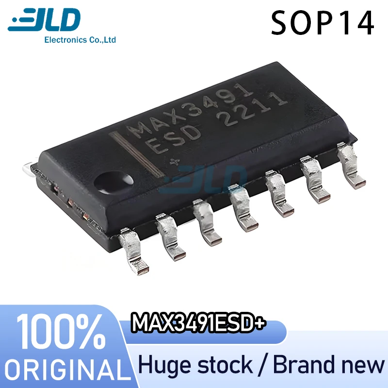 

(10-20piece) 100% New MAX3491ESD+ SOP14 Chipset Professional one-stop ordering Adequate stock Chip Electronics