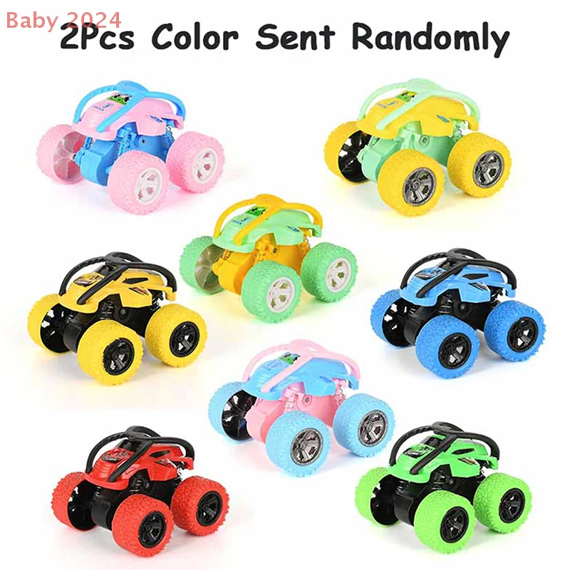 

Innovative 4WD Inertial Toy Cars; Stunt Rolling Play Vehicles for Kids - Pack of 2