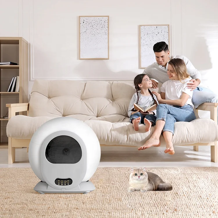 

Electric Self Cleaning Cat Poop Automatic Smart Cat Toilet Box with OEM